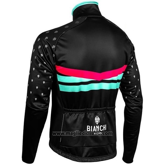 2019 Abbigliamento Ciclismo Bianchi Milano PB Nero Rosso Manica Lunga e Salopette