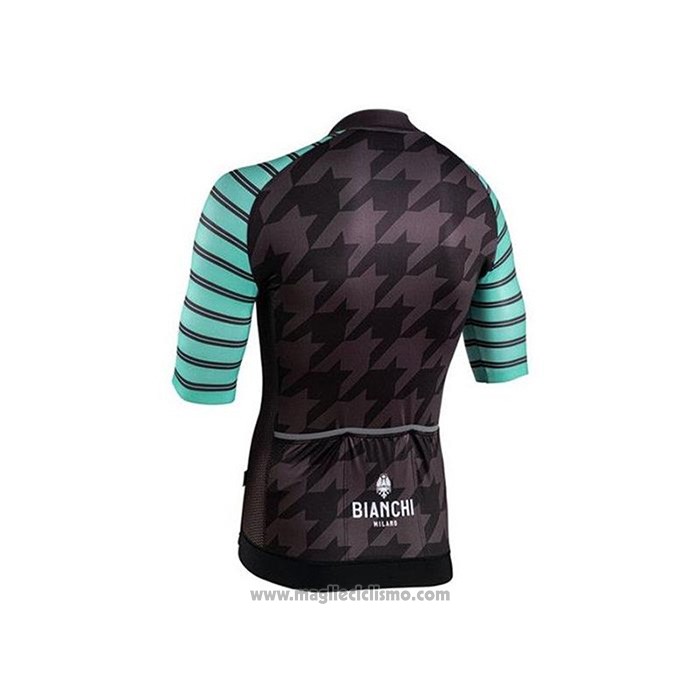 2020 Abbigliamento Ciclismo Bianchi Nero Verde Bianco Manica Corta e Salopette