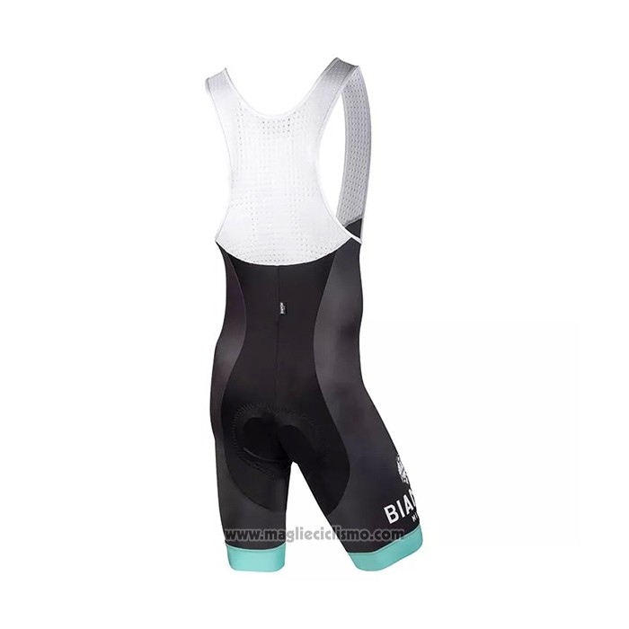 2021 Abbigliamento Ciclismo Bianchi Grigio Manica Corta e Salopette