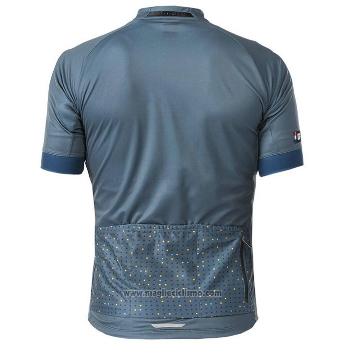 2020 Abbigliamento Ciclismo Bontrage Grigio Manica Corta e Salopette