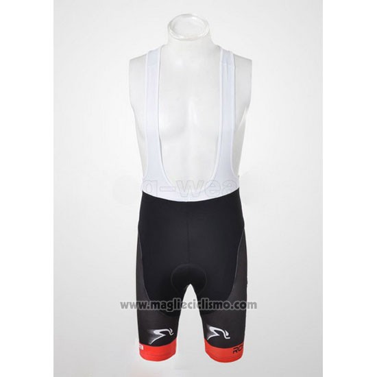 2010 Abbigliamento Ciclismo Castelli Bianco e Rosso Manica Corta e Salopette