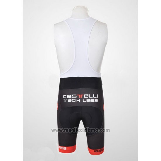 2010 Abbigliamento Ciclismo Castelli Nero e Bianco Manica Corta e Salopette