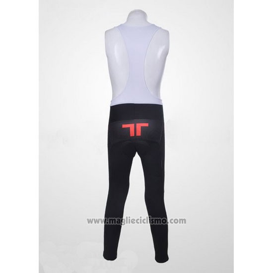 2011 Abbigliamento Ciclismo Castelli Arancione e Nero Manica Lunga e Salopette