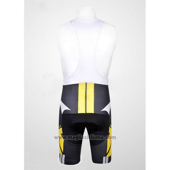 2011 Abbigliamento Ciclismo Castelli Giallo e Nero Manica Corta e Salopette