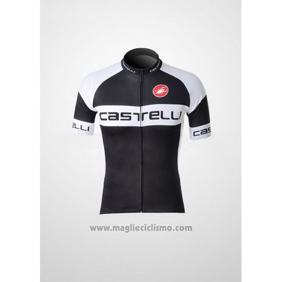 2011 Abbigliamento Ciclismo Castelli Nero Manica Corta e Salopette