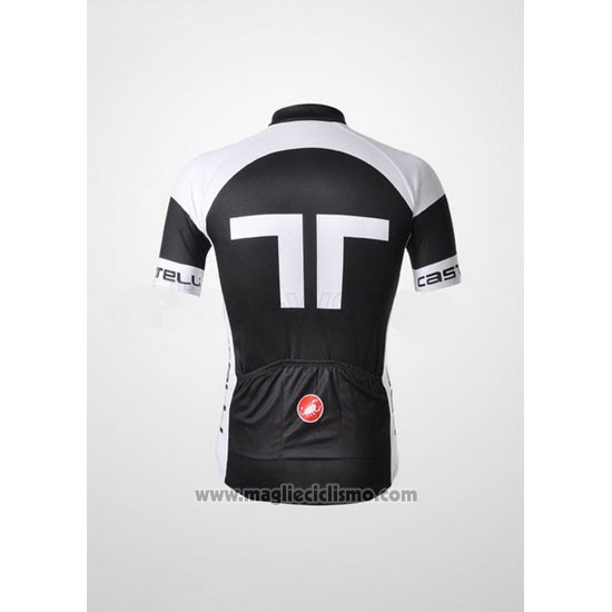 2011 Abbigliamento Ciclismo Castelli Nero Manica Corta e Salopette