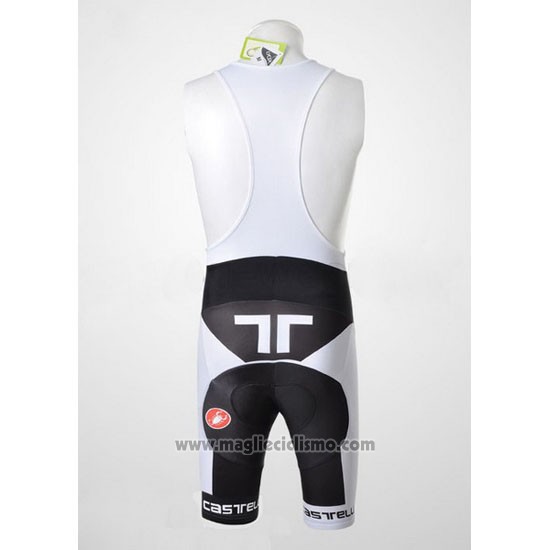 2011 Abbigliamento Ciclismo Castelli Nero Manica Corta e Salopette