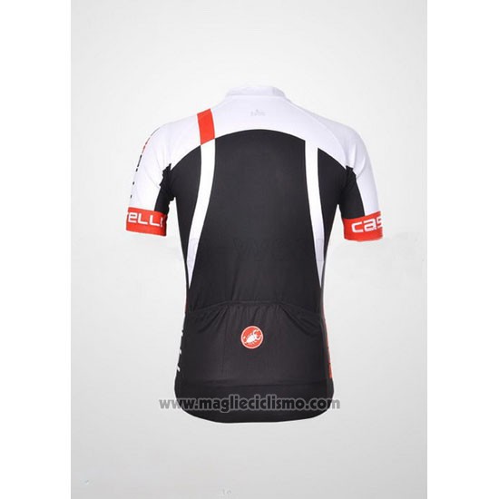 2011 Abbigliamento Ciclismo Castelli Nero e Bianco Manica Corta e Salopette