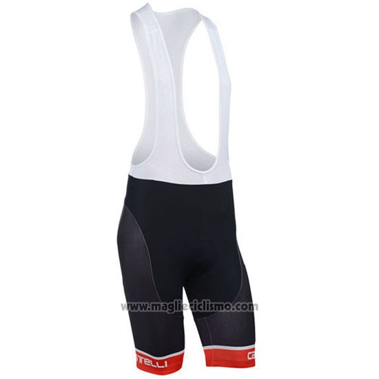 2013 Abbigliamento Ciclismo Castelli Arancione e Bianco Manica Corta e Salopette