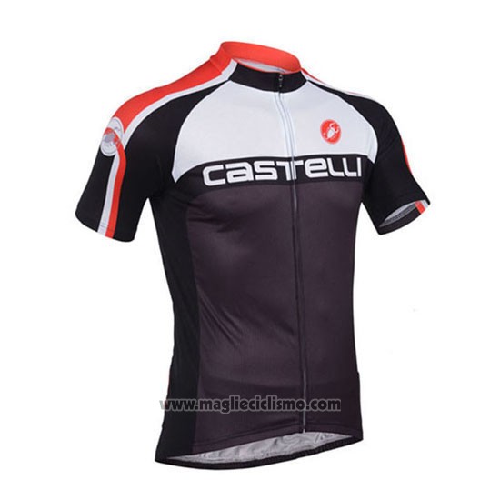 2013 Abbigliamento Ciclismo Castelli Nero Manica Corta e Salopette