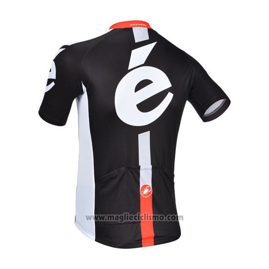 2013 Abbigliamento Ciclismo Cervelo Bianco e Nero Manica Corta e Salopette