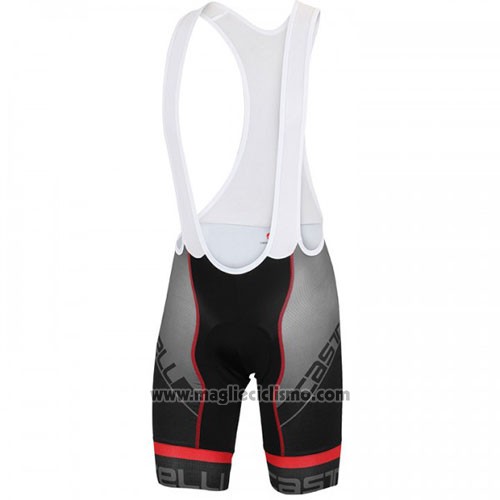 2016 Abbigliamento Ciclismo Castelli Bianco Manica Corta e Salopette