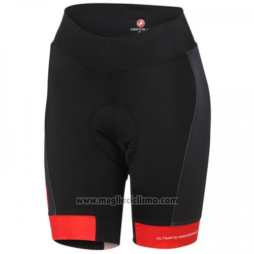 2016 Abbigliamento Ciclismo Castelli Bianco Rosso Manica Corta e Salopette