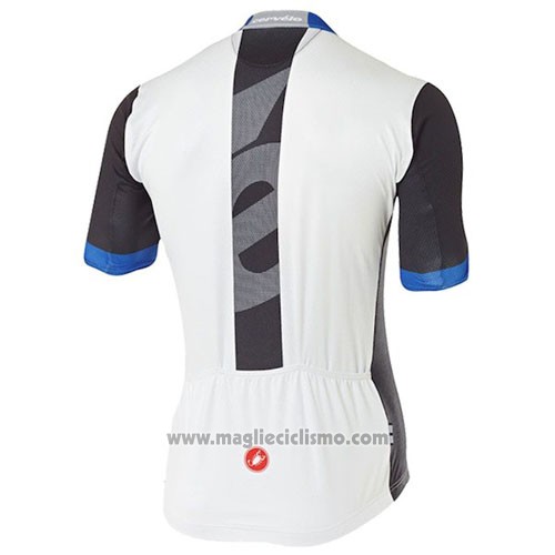 2016 Abbigliamento Ciclismo Castelli Cervelo e Bianco e Blu Manica Corta e Salopette
