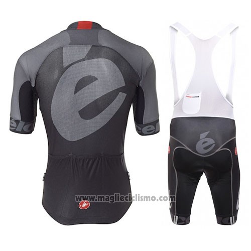 2016 Abbigliamento Ciclismo Castelli Cervelo e Nero Manica Corta e Salopette