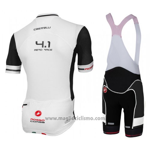 2016 Abbigliamento Ciclismo Castelli Crema Manica Corta e Salopette