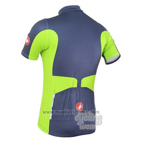 2016 Abbigliamento Ciclismo Castelli Grigio e Verde Manica Corta e Salopette