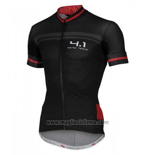 2016 Abbigliamento Ciclismo Castelli Nero Manica Corta e Salopette