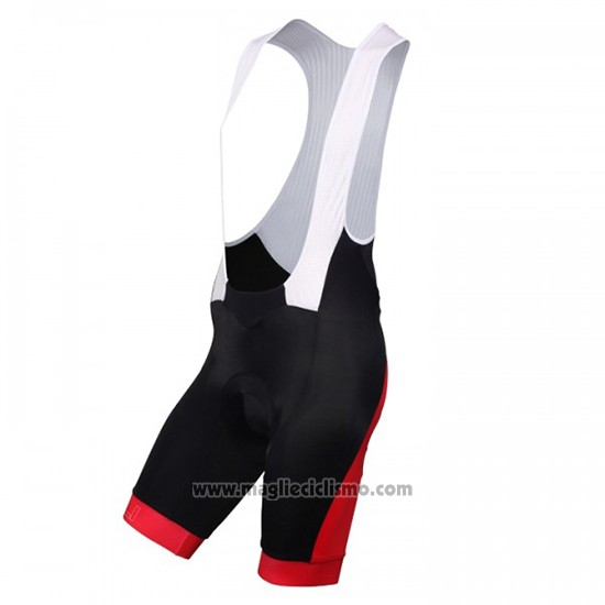 2016 Abbigliamento Ciclismo Castelli Rosso Bianco Manica Corta e Salopette