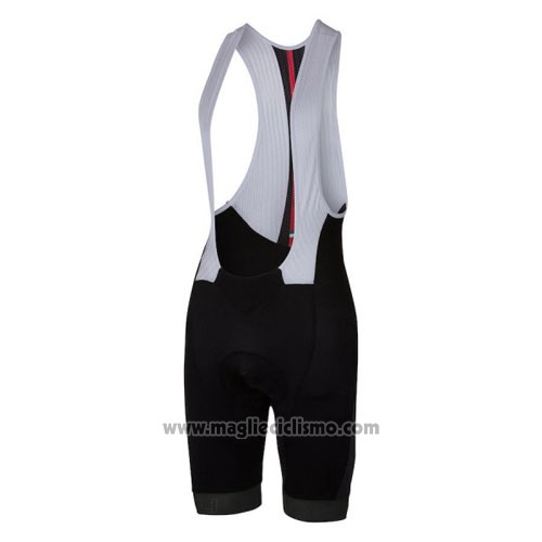 2016 Abbigliamento Ciclismo Castelli Rosso Nero Manica Corta e Salopette