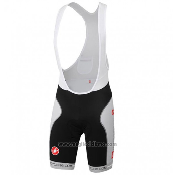 2017 Abbigliamento Ciclismo Castelli 3t Grigio e Nero Manica Corta e Salopette