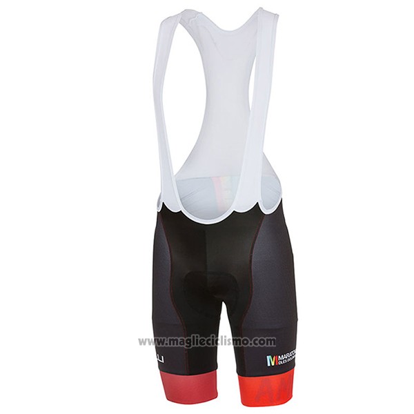 2017 Abbigliamento Ciclismo Castelli Maratone Rosso Manica Corta e Salopette