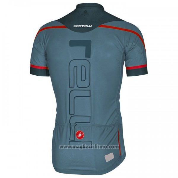 2018 Abbigliamento Ciclismo Castelli Verde Militare Manica Corta e Salopette