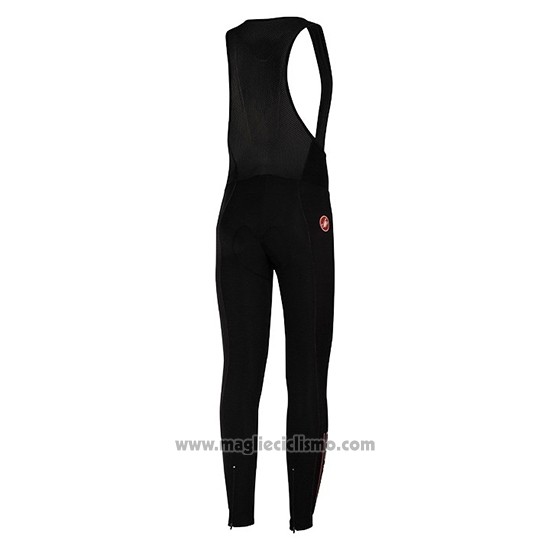 2019 Abbigliamento Ciclismo Castelli Puro 3 Verde Nero Manica Lunga e Salopette