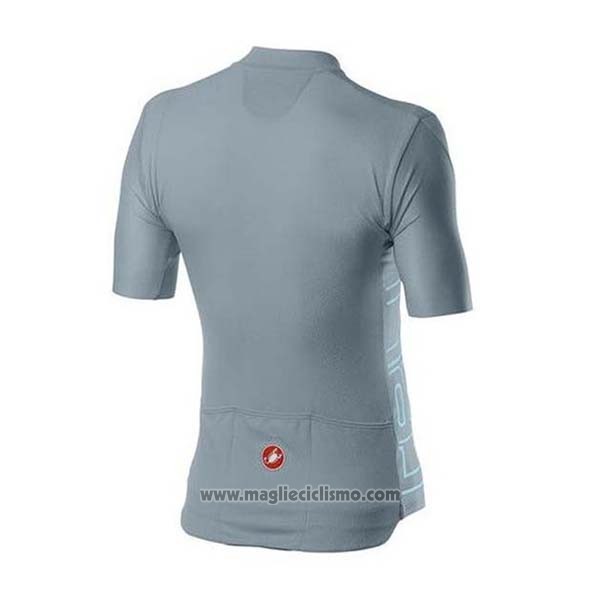 2020 Abbigliamento Ciclismo Castelli Grigio Manica Corta e Salopette