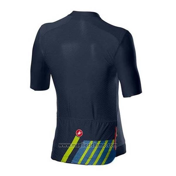 2020 Abbigliamento Ciclismo Castelli Nero Verde Manica Corta e Salopette