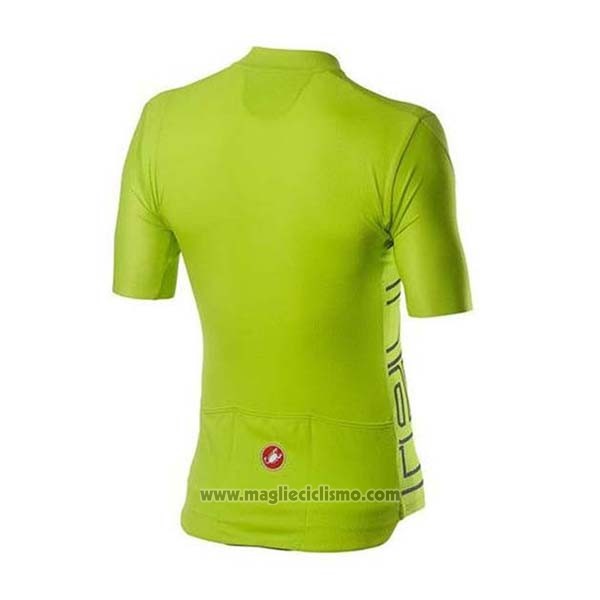2020 Abbigliamento Ciclismo Castelli Verde Manica Corta e Salopette