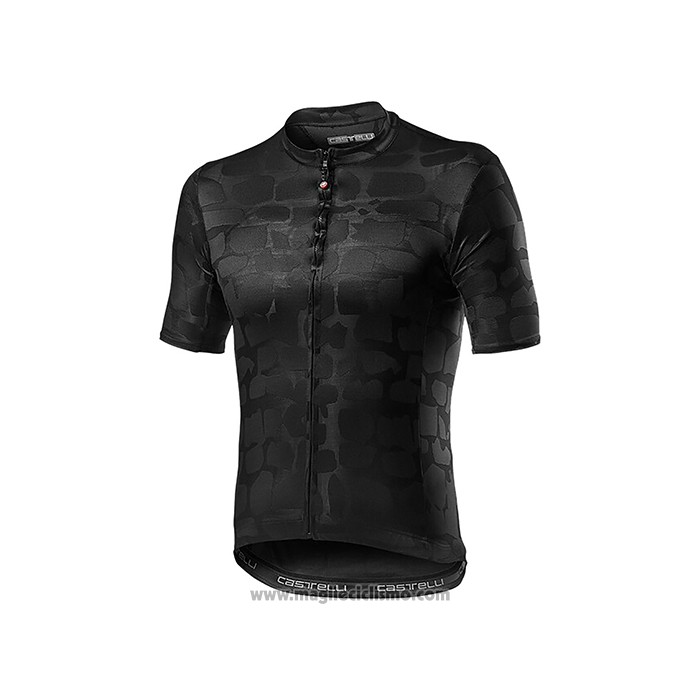 2021 Abbigliamento Ciclismo Castelli Aceso Nero Manica Corta e Salopette