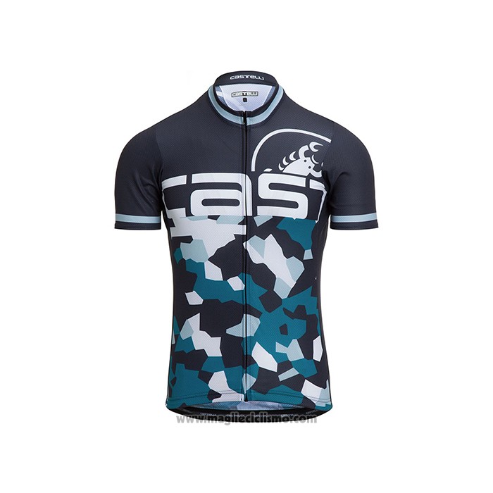 2021 Abbigliamento Ciclismo Castelli Blu Grigio Manica Corta e Salopette