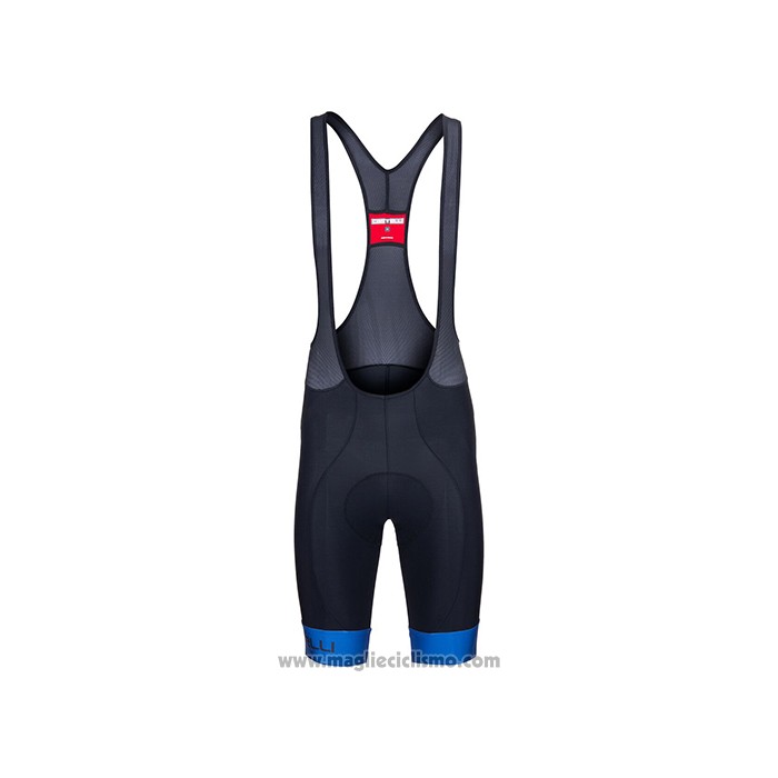2021 Abbigliamento Ciclismo Castelli Blu Manica Corta e Salopette