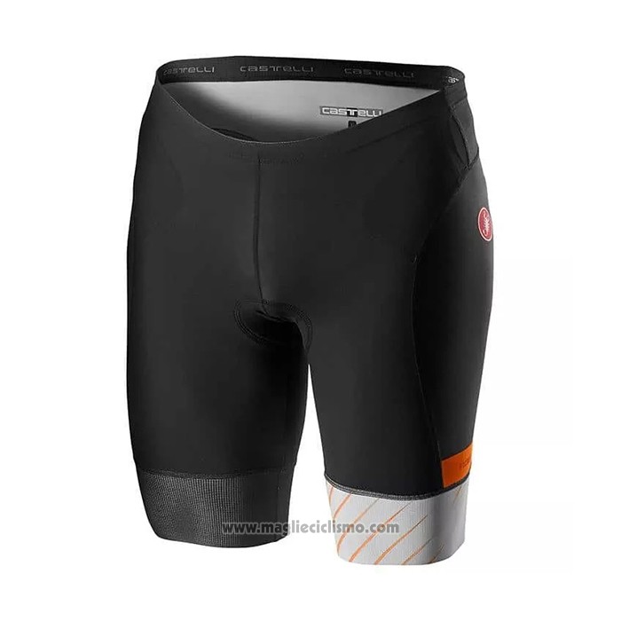 2021 Abbigliamento Ciclismo Castelli Grigio Manica Corta e Salopette