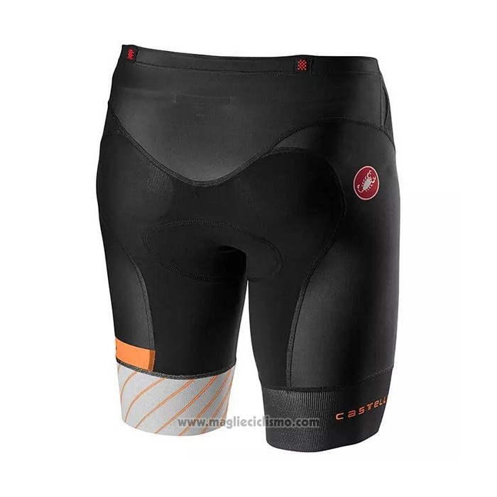 2021 Abbigliamento Ciclismo Castelli Grigio Manica Corta e Salopette