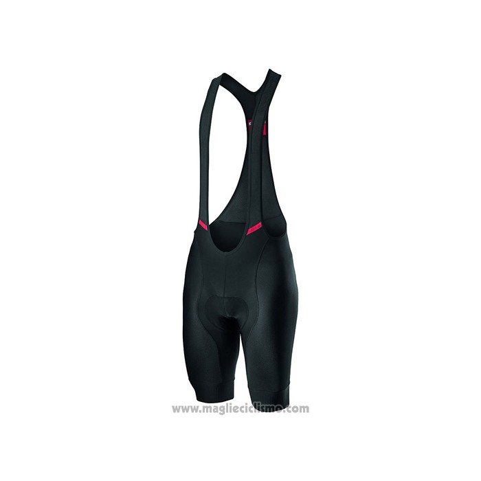 2021 Abbigliamento Ciclismo Castelli Nero Grigio Manica Corta e Salopette