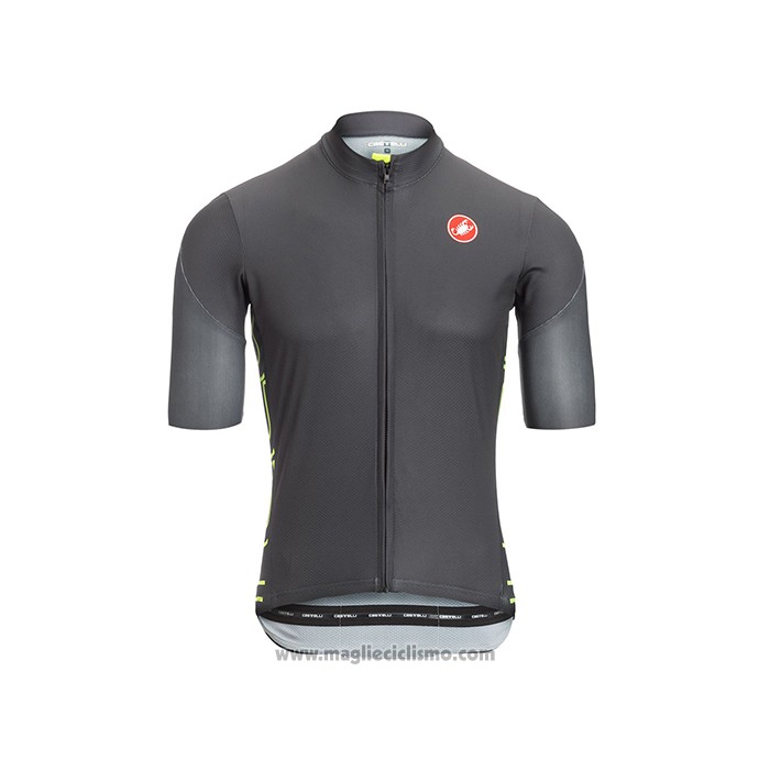 2021 Abbigliamento Ciclismo Castelli Nero Manica Corta e Salopette