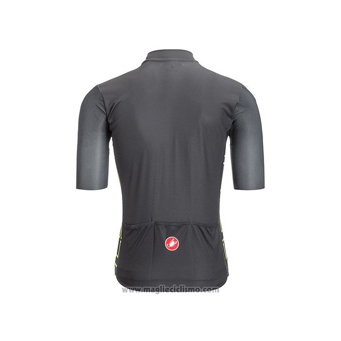 2021 Abbigliamento Ciclismo Castelli Nero Manica Corta e Salopette