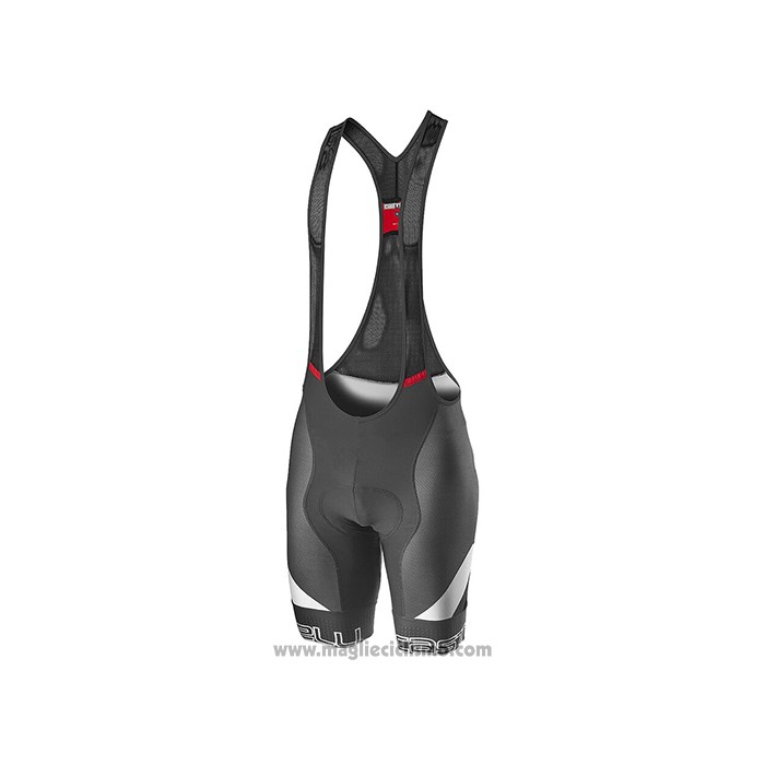 2021 Abbigliamento Ciclismo Castelli Nero Manica Corta e Salopette