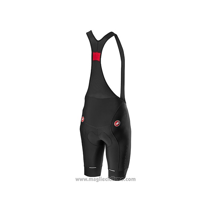 2021 Abbigliamento Ciclismo Castelli Rosso Spento Blu Manica Corta e Salopette