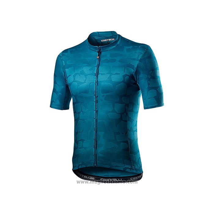 2021 Abbigliamento Ciclismo Castelli Scuro Blu Manica Corta e Salopette