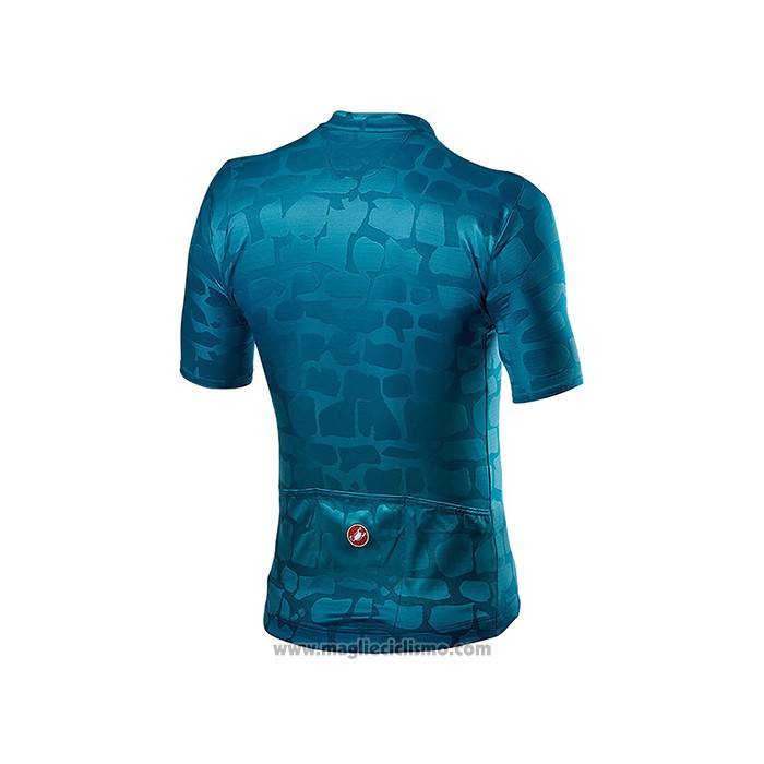 2021 Abbigliamento Ciclismo Castelli Scuro Blu Manica Corta e Salopette