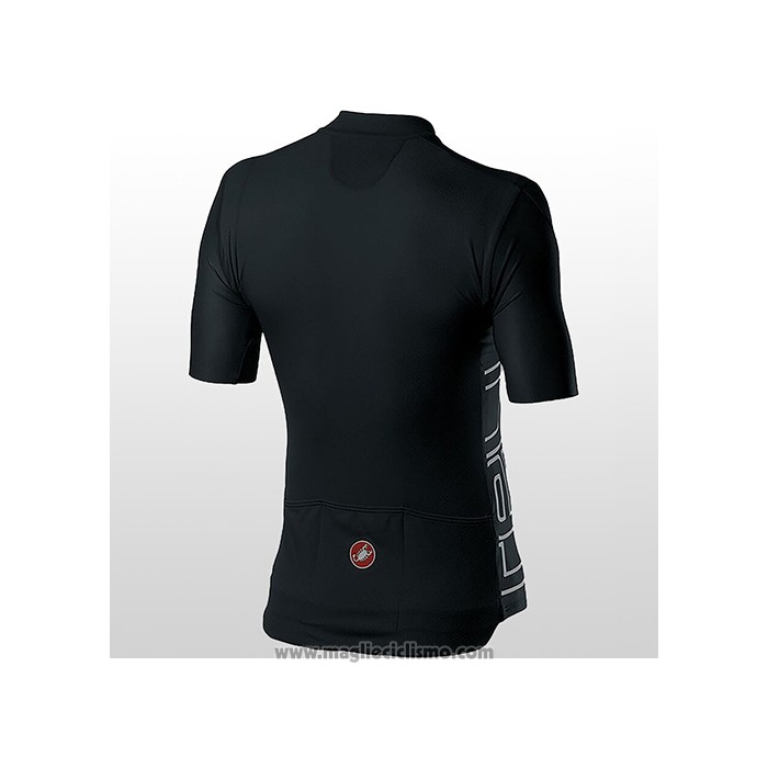 2021 Abbigliamento Ciclismo Castelli Scuro Nero Manica Corta e Salopette