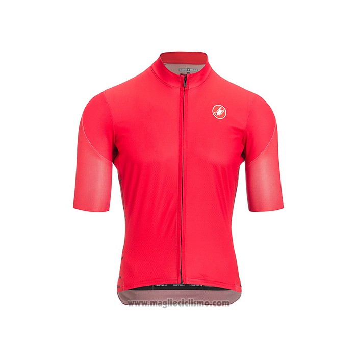2021 Abbigliamento Ciclismo Castelli Scuro Rosa Manica Corta e Salopette