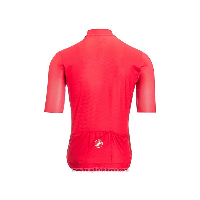2021 Abbigliamento Ciclismo Castelli Scuro Rosa Manica Corta e Salopette