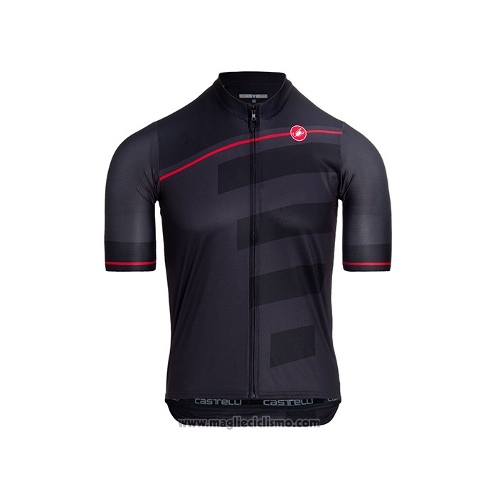 2021 Abbigliamento Ciclismo Castelli Spento Nero Manica Corta e Salopette