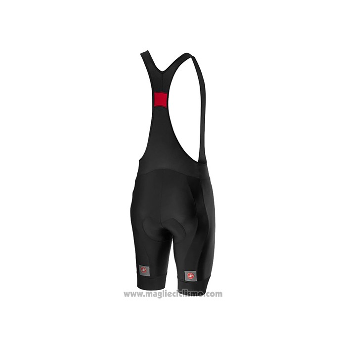 2021 Abbigliamento Ciclismo Castelli Spento Nero Manica Corta e Salopette