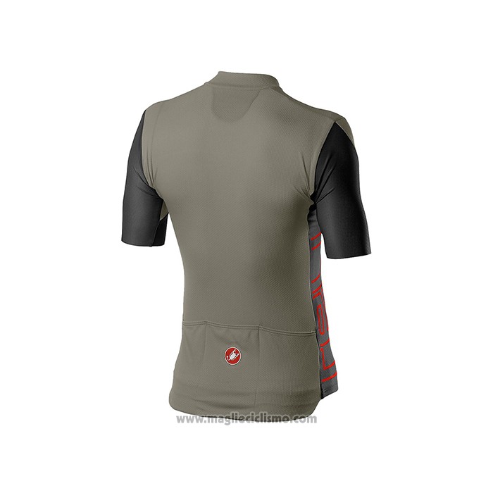 2021 Abbigliamento Ciclismo Castelli Spento Verde Manica Corta e Salopette