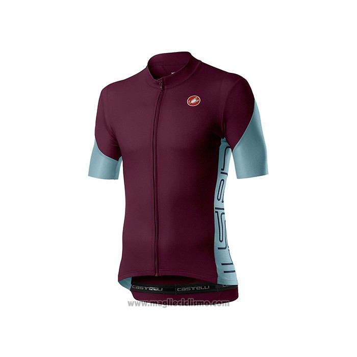 2021 Abbigliamento Ciclismo Castelli Spento Viola Manica Corta e Salopette